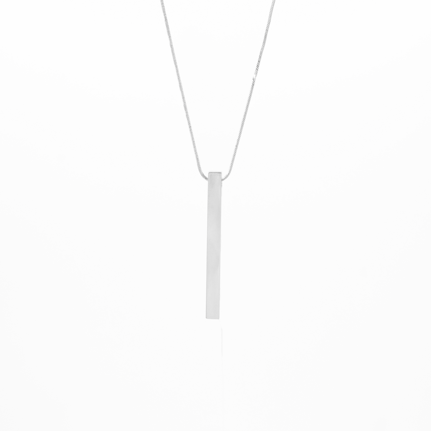 Vertical Bar Pendant (silver)