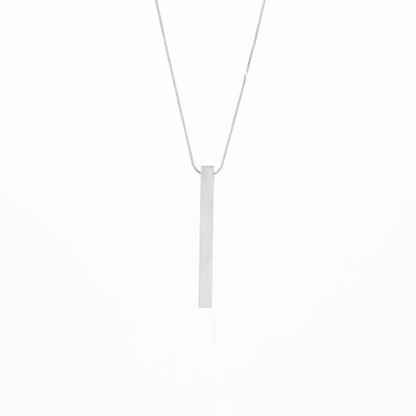 Vertical Bar Pendant (silver)