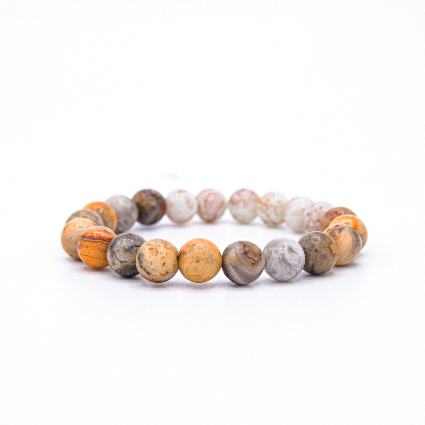 Mexican Agate bead bracelet