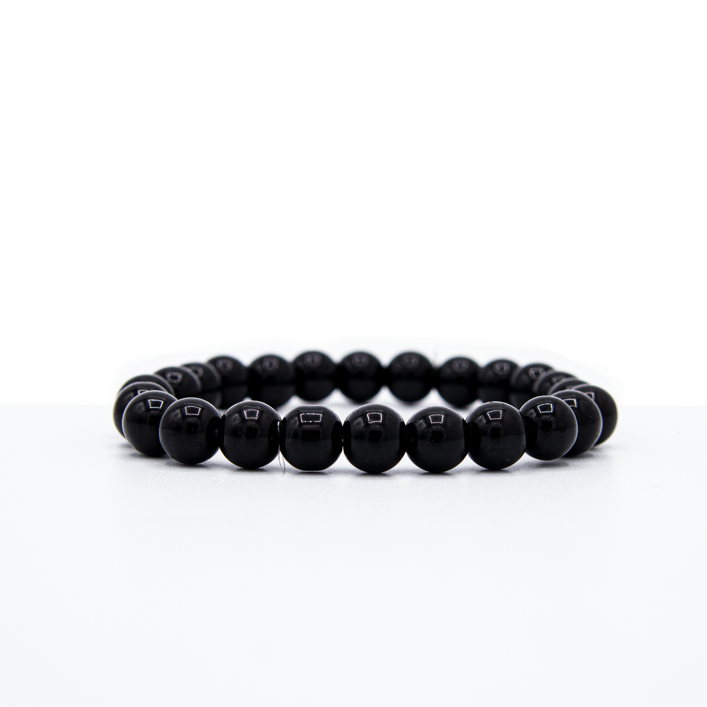 Black bead bracelet