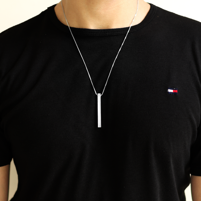 Vertical Bar Pendant (silver)