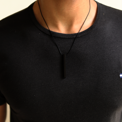 Vertical Bar Pendant (black)