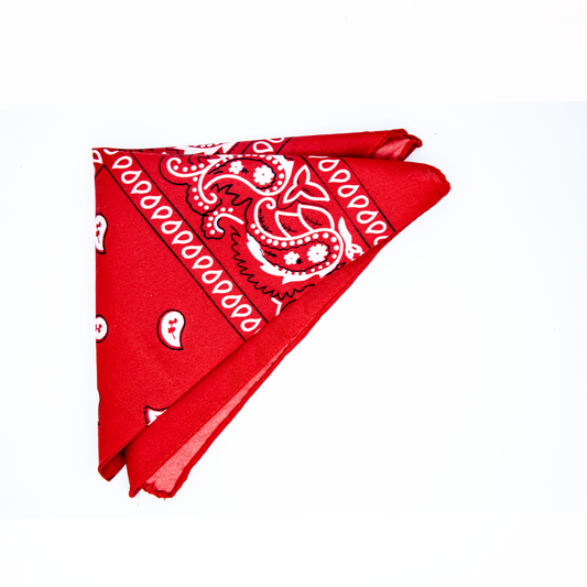 Crimson Red Bandana