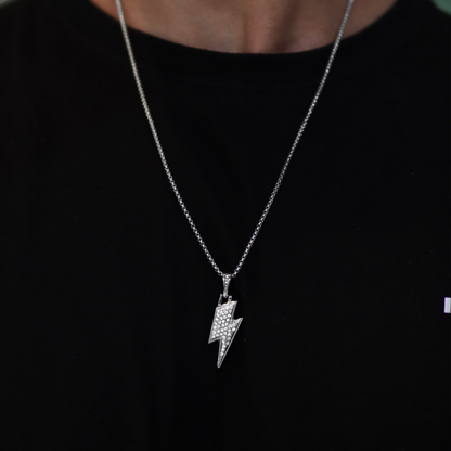 Iced Lightning Pendant